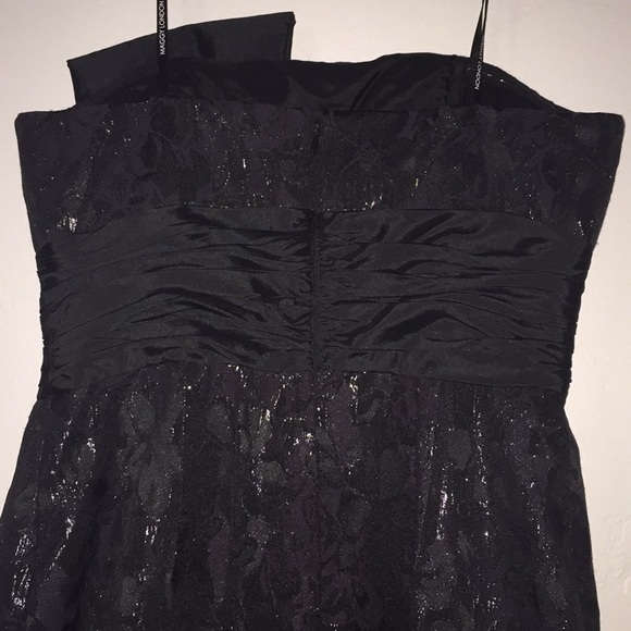 Black and Purple Maggy London Dress - Picture 4 of 4